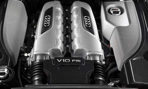 2010款奥迪r8搭载的5.2fsi v10发动机