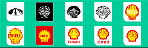 壳牌标志的演变     壳牌集团的母公司之一最初从事东方贝壳的销售