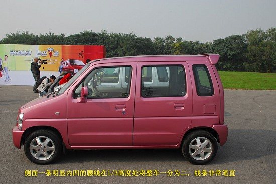 侧面腰线非常笔直