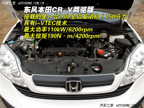 城市新宠 测试东风本田CR-V 2.0两驱版 汽车之家