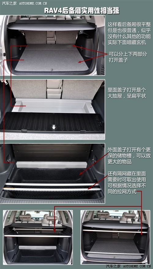 汽车之家 一汽丰田 丰田rav4 2.4at 豪华版