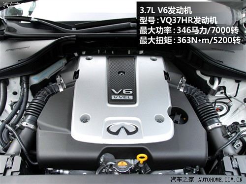 发动机:vq37hr发动机动力值得期待