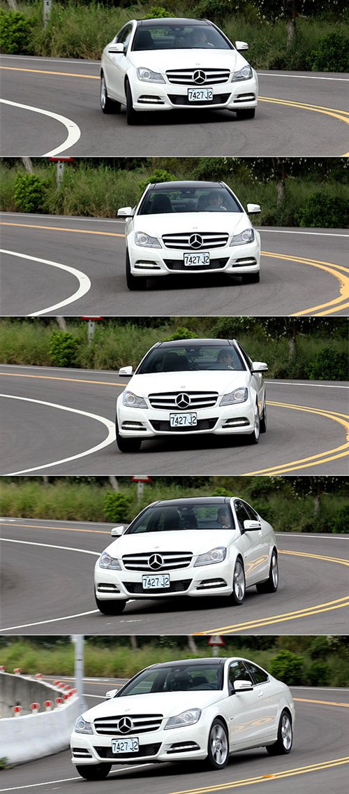 帅劲风格 试驾梅赛德斯奔驰C级Coupe 汽车之家