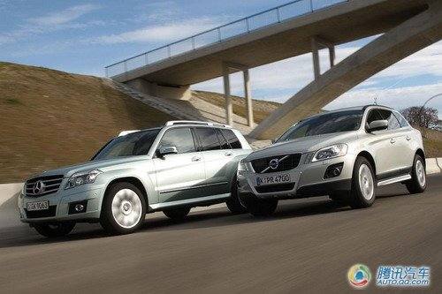 都市小硬汉 奔驰GLK 350对比VOLVO XC60