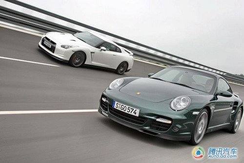 冤家路窄 日产GTR对比保时捷911 Turbo