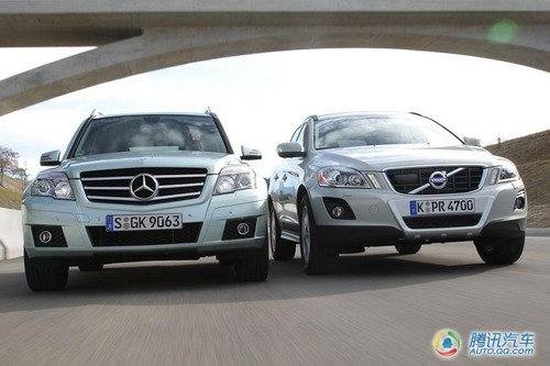 都市小硬汉 奔驰GLK 350对比VOLVO XC60
