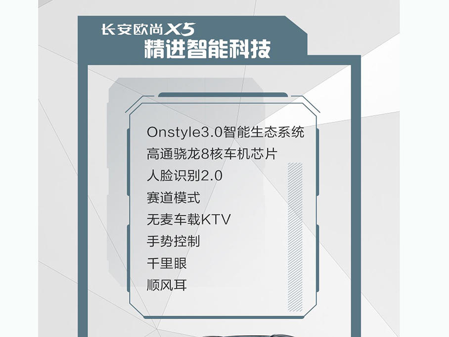 长安欧尚X5详细配置曝光 将推出8款车型