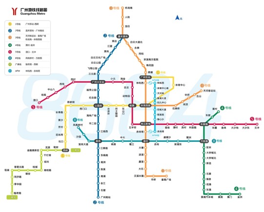 广州2号线地铁线路图 广州地铁18号线新进展