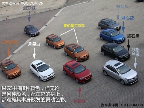 以运动的名义 全新两厢轿跑MG5静态体验