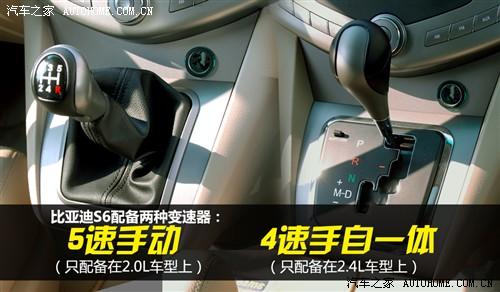 汽车之家 比亚迪 比亚迪s6 2011款 2.4at尊享型