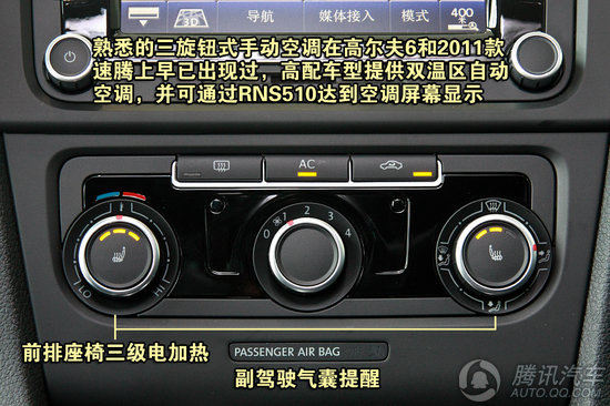 2011款 大众 高尔夫R 重点图解