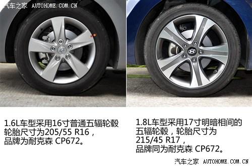 现代 北京现代 朗动 2012款 基本型