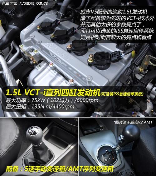 一汽 天津一汽 威志v5 2012款 1.5l 精英型