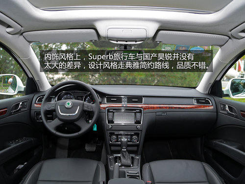 价值与格调 试进口斯柯达Superb旅行车