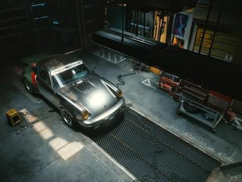 《赛博朋克2077》中的911 Turbo