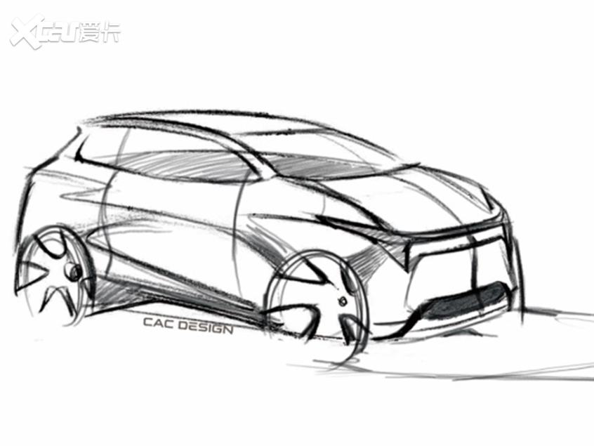 奇鲁汽车首款车型设计图 PK宏光MINIEV